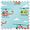 Sky Patrol, Horizon - Made to Measure Curtains